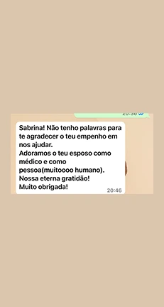 Depoimento de cliente 3 - SK Home Care